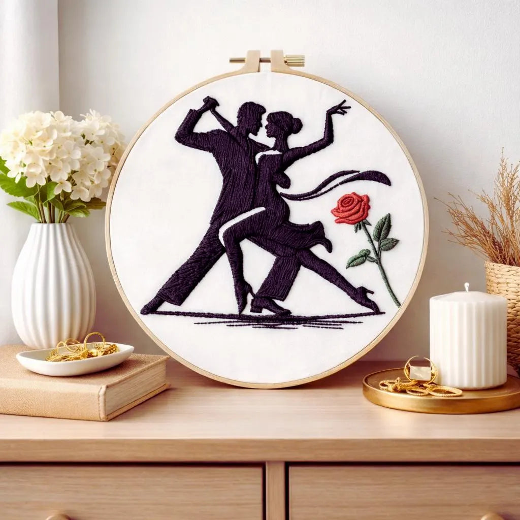 Ballet Couple Embroidery Kit