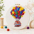 Hot Air Balloon Embroidery Kit