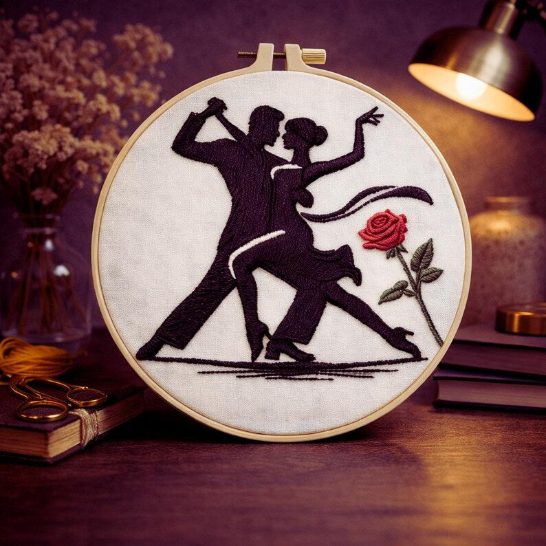 Ballet embroidery kit supplies