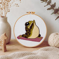 Kawaii Frog Embroidery Kit
