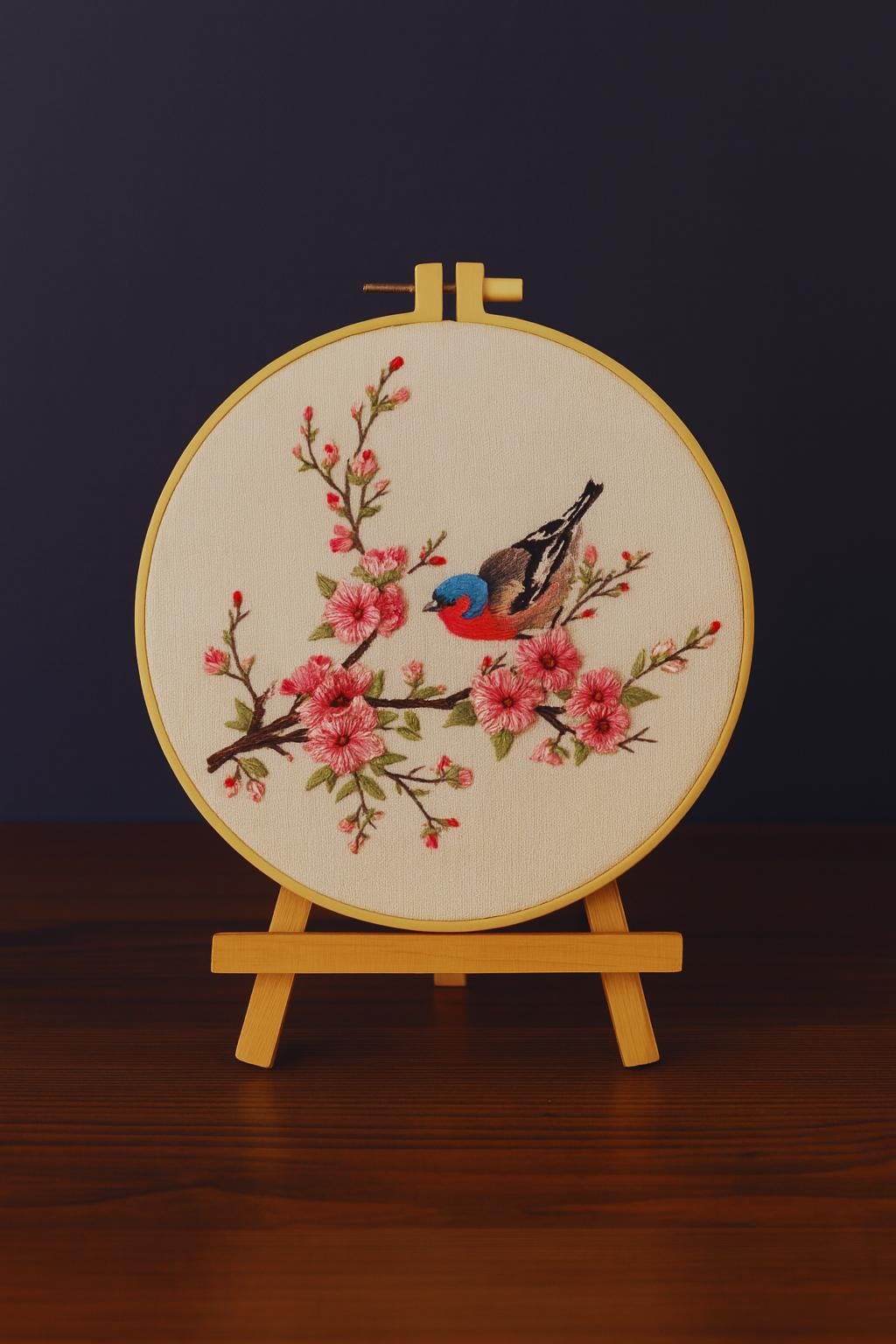 Butterfly  Peach Blossom Embroidery Kit 