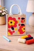 Floral Tote Bag Punch Needle Kit