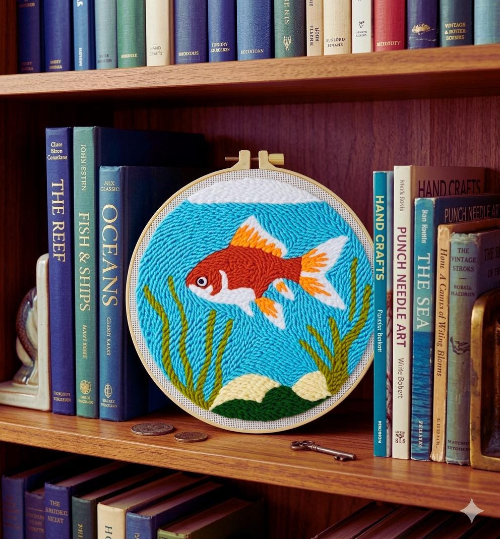 Goldfish Punch Needle Kit