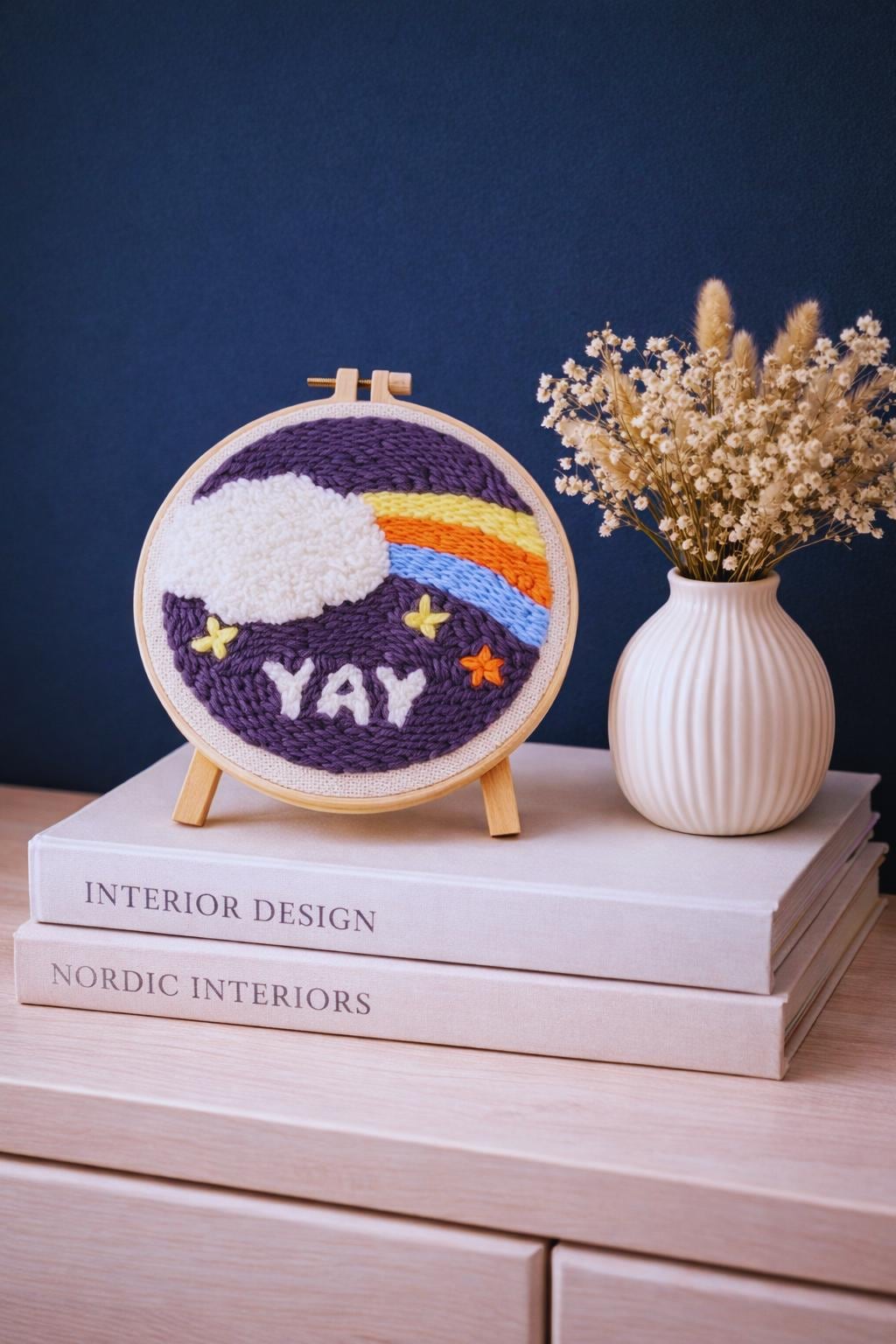 Rainbow Cloud Embroidery Kit