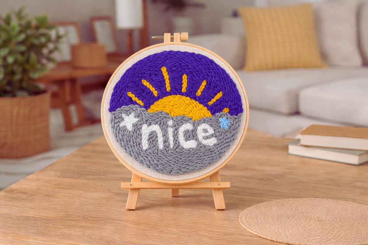 Rainbow Cloud Embroidery Kit