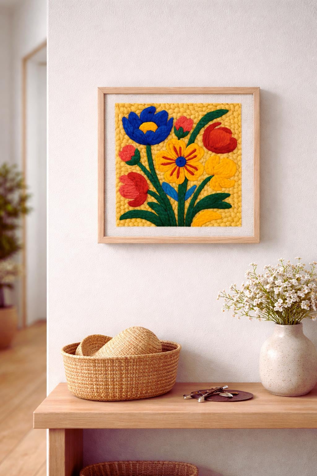 Floral Punch Needle Kit