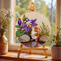 Floral Mouse Embroidery Kit for Beginners | DIY Craft Set