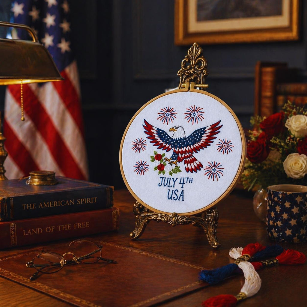 Patriotic Eagle Embroidery Kit