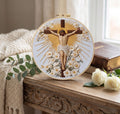 Christian Embroidery Kit – Jesus on the Cross DIY Embroidery Set, Religious Needlework Kit, Faith Based Home Decor, Beginner Craft Gift
