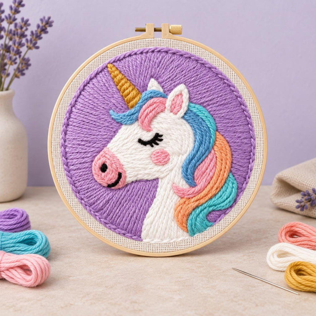 Unicorn Punch Needle Kit