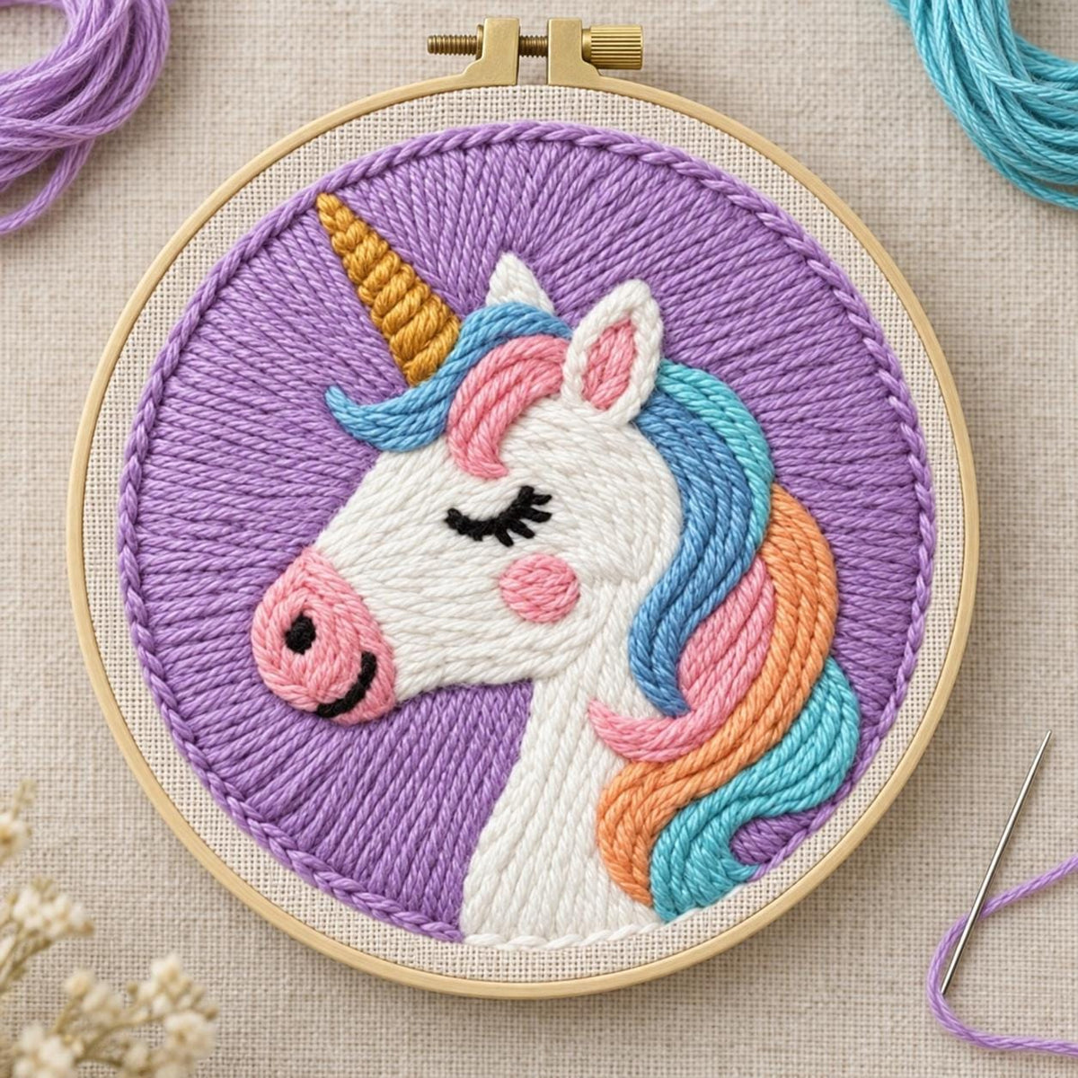 Unicorn Punch Needle Kit – photo 4