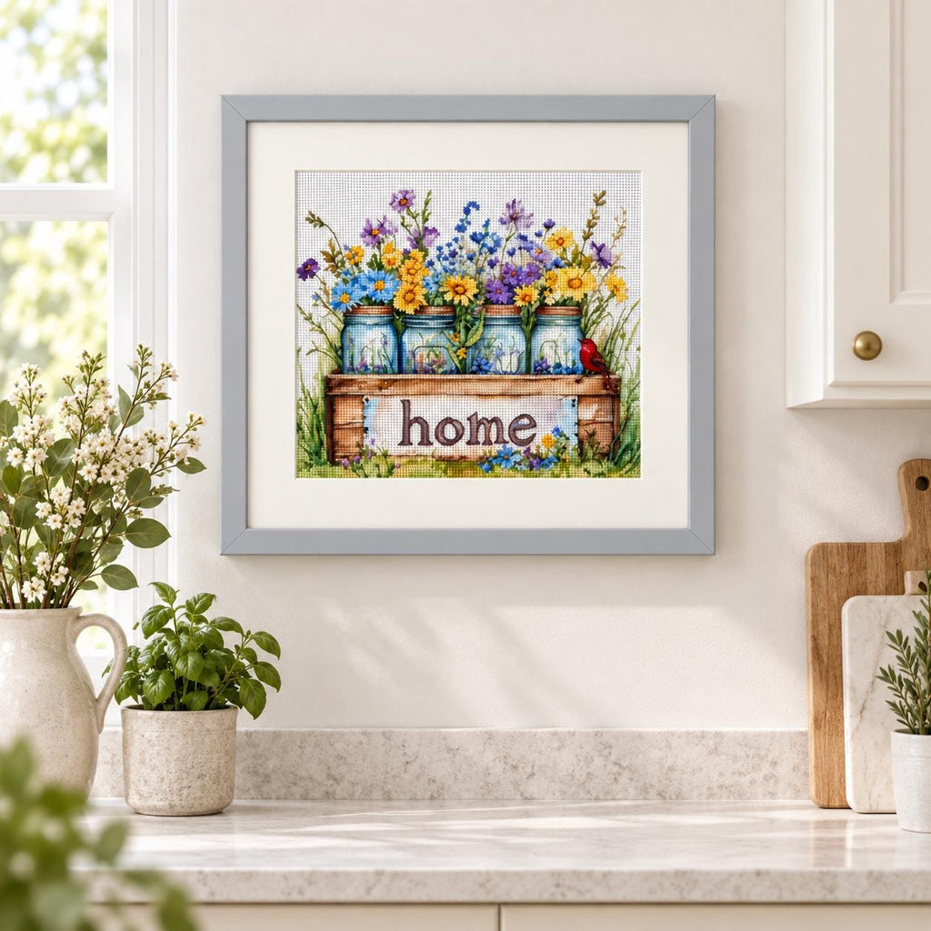 Wildflower Cross Stitch Kit