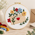 Floral Embroidery Kit for Adults
