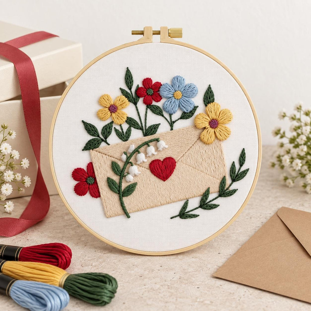 Floral Embroidery Kit for Adults – photo 4