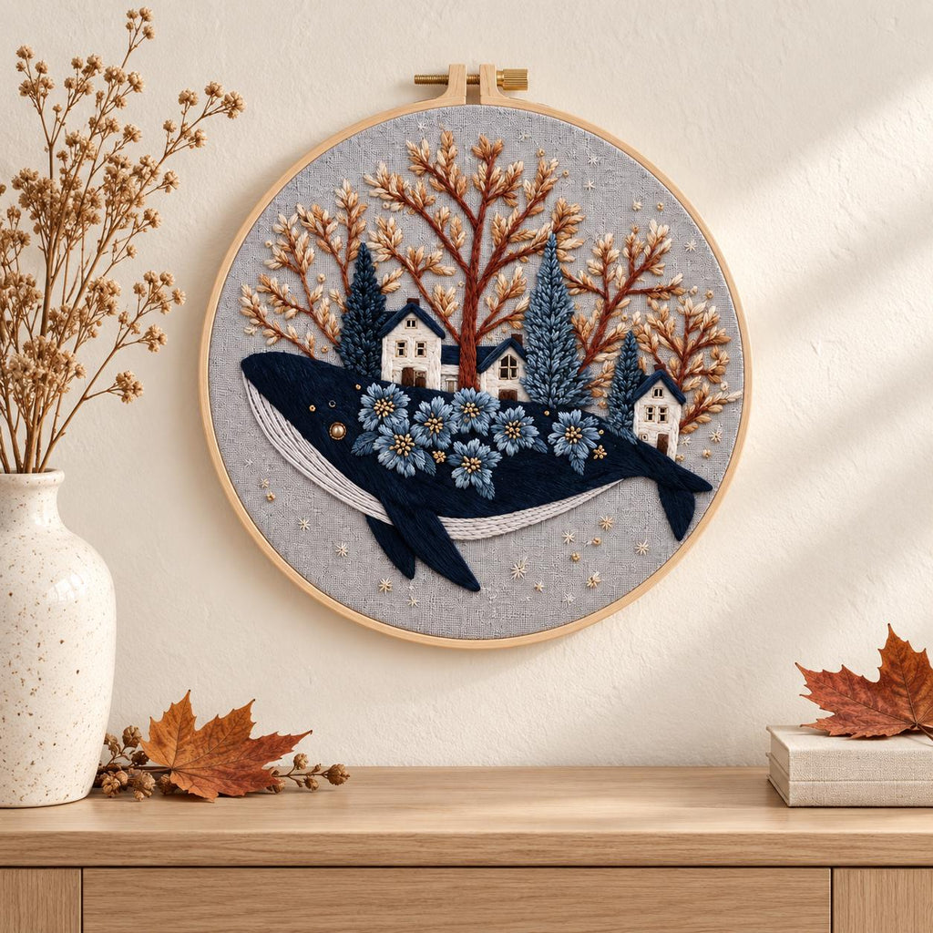 Whale Embroidery Kit for Adults – photo 5