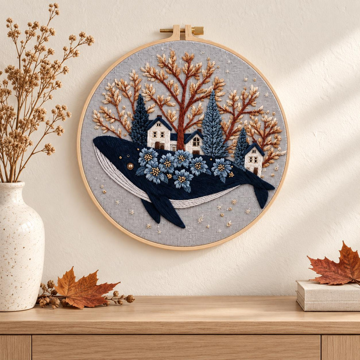 Whale Embroidery Kit for Adults – photo 5