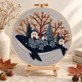 Whale Embroidery Kit for Adults