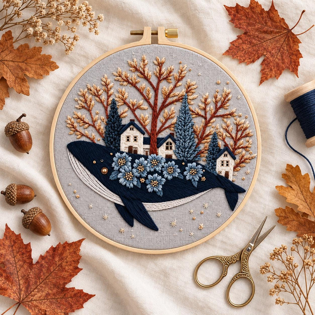 Whale Embroidery Kit for Adults – photo 2