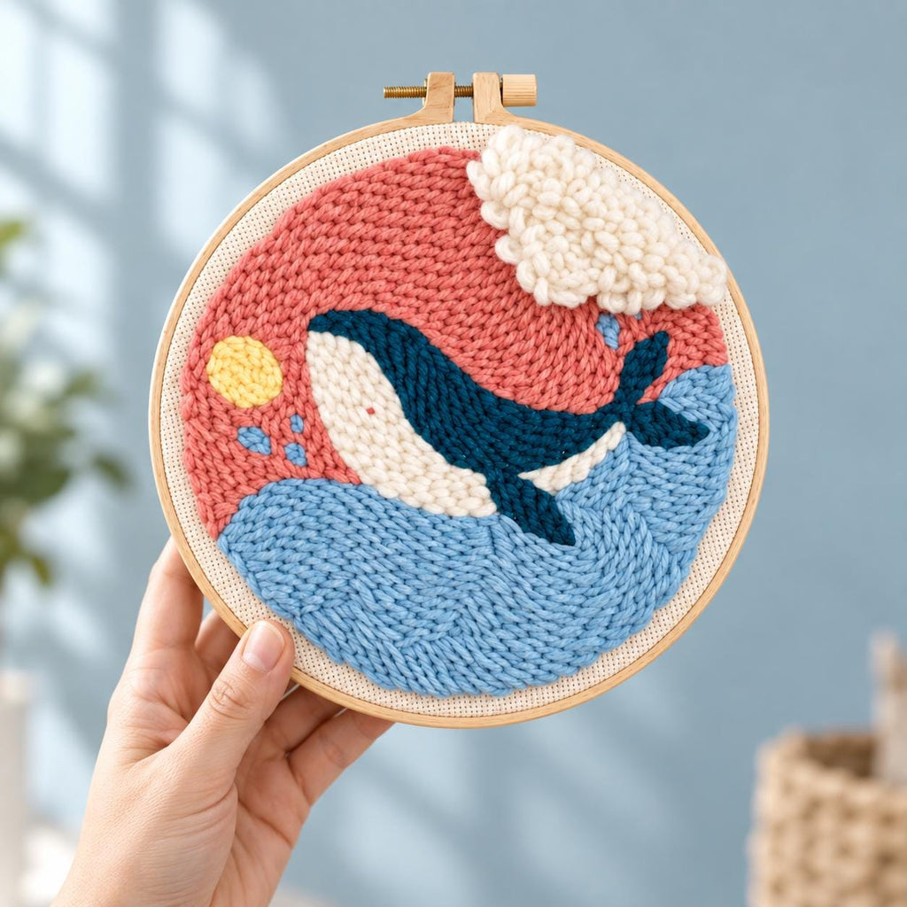 Whale Punch Needle Embroidery Kit – photo 5