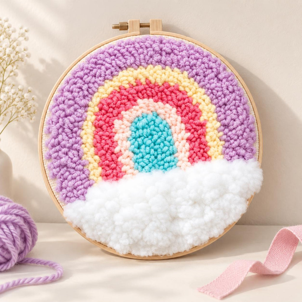 Rainbow Punch Needle Kit for Beginners – photo 2