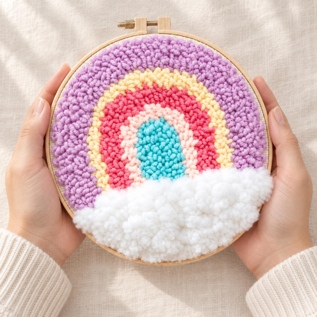 Rainbow Punch Needle Kit for Beginners – photo 4