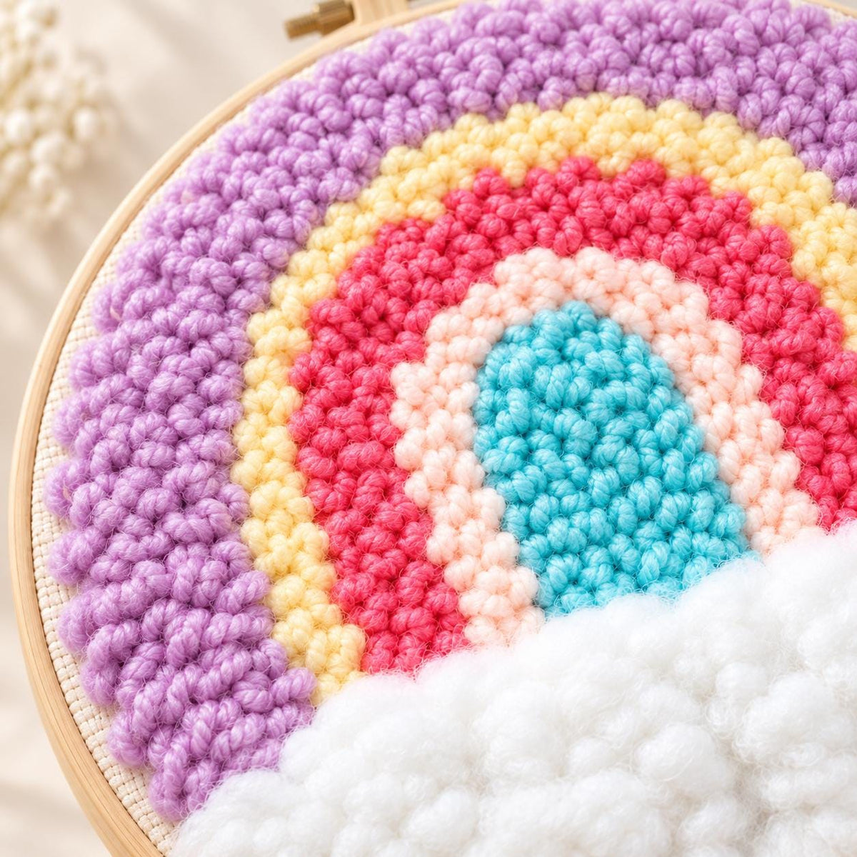 Rainbow Punch Needle Kit for Beginners – photo 3