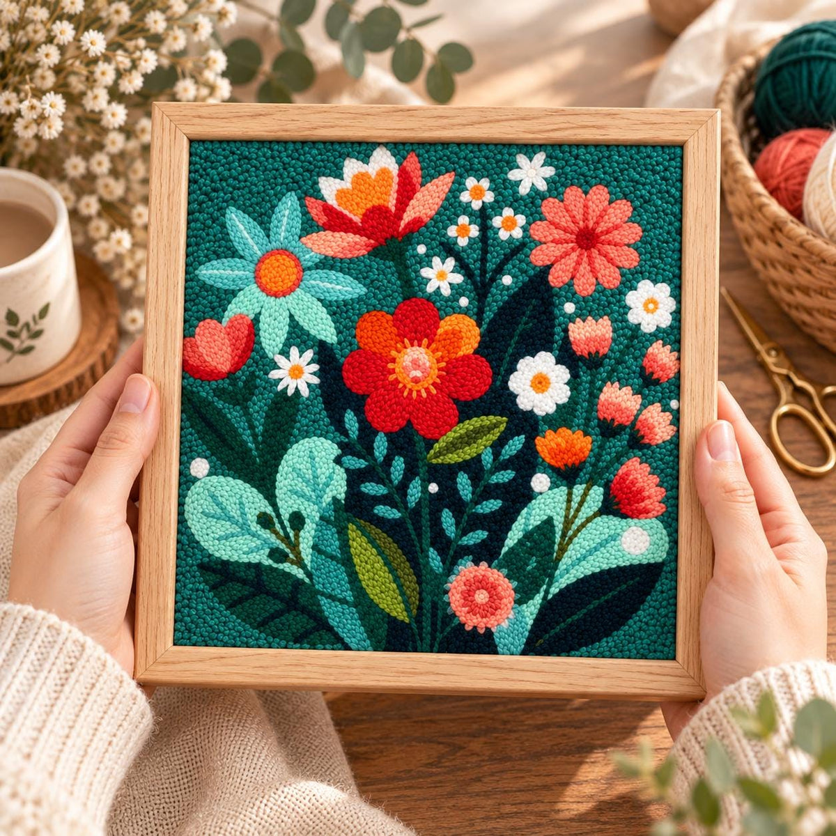 Floral Punch Needle Kit – photo 5