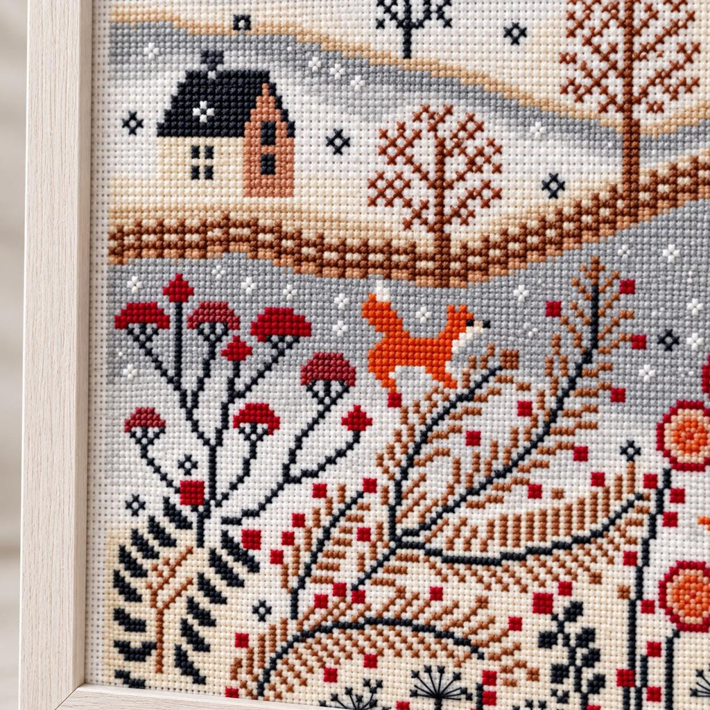 Winter Village Counted Cross Stitch Kit – photo 4