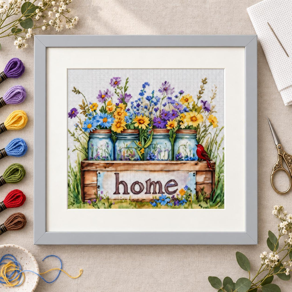 Wildflower Cross Stitch Kit – photo 3