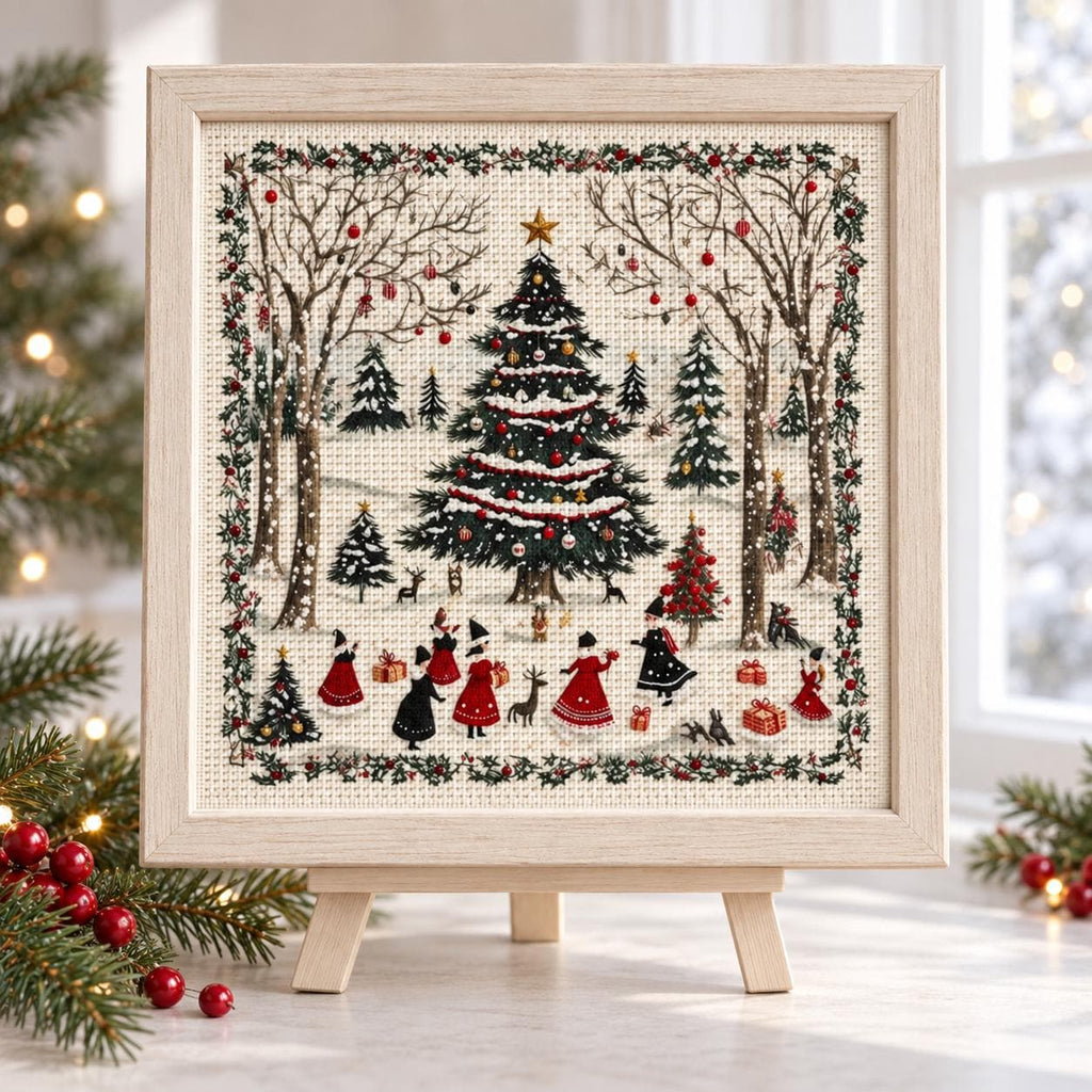 Christmas Tree Stamped Cross Stitch Kit – photo 5