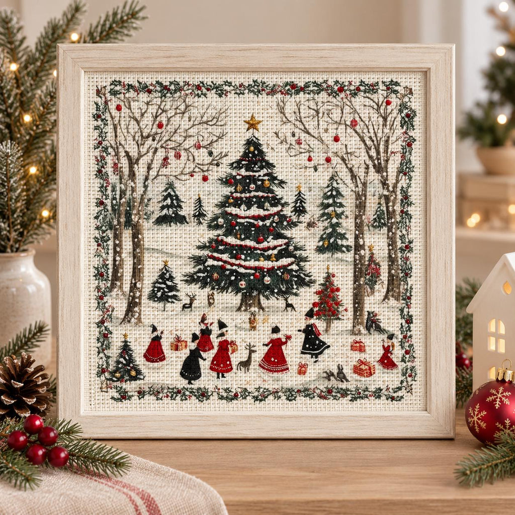 Christmas Tree Stamped Cross Stitch Kit – photo 2