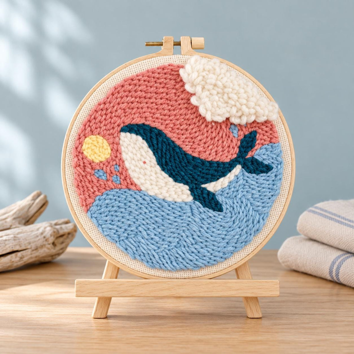 Whale Punch Needle Embroidery Kit – photo 2