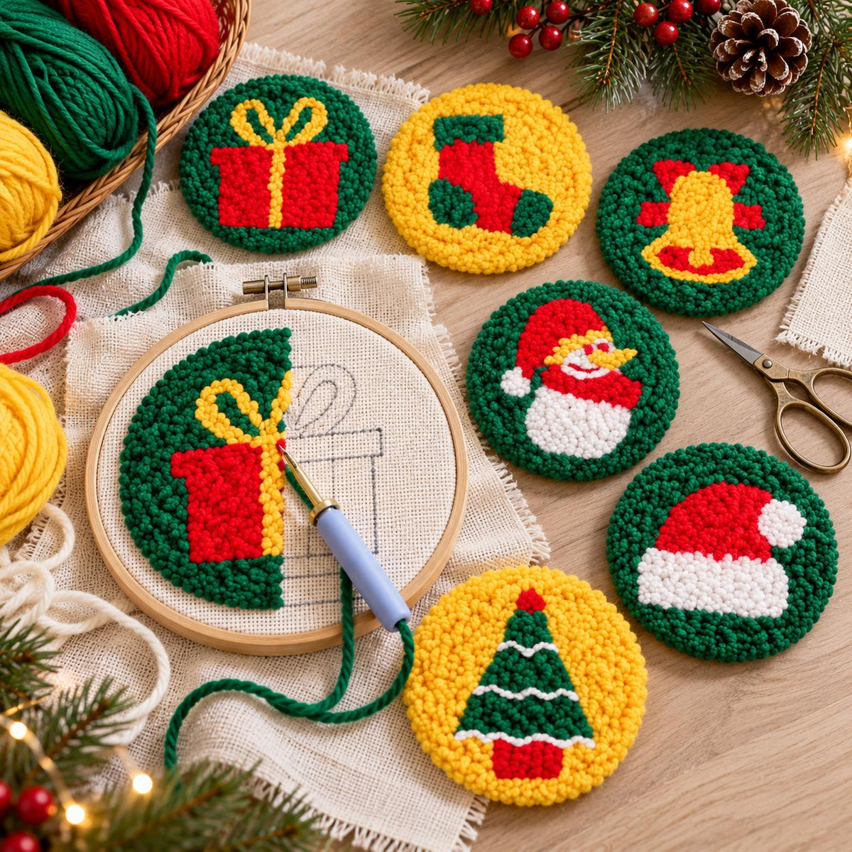 Christmas Coaster Craft Kit