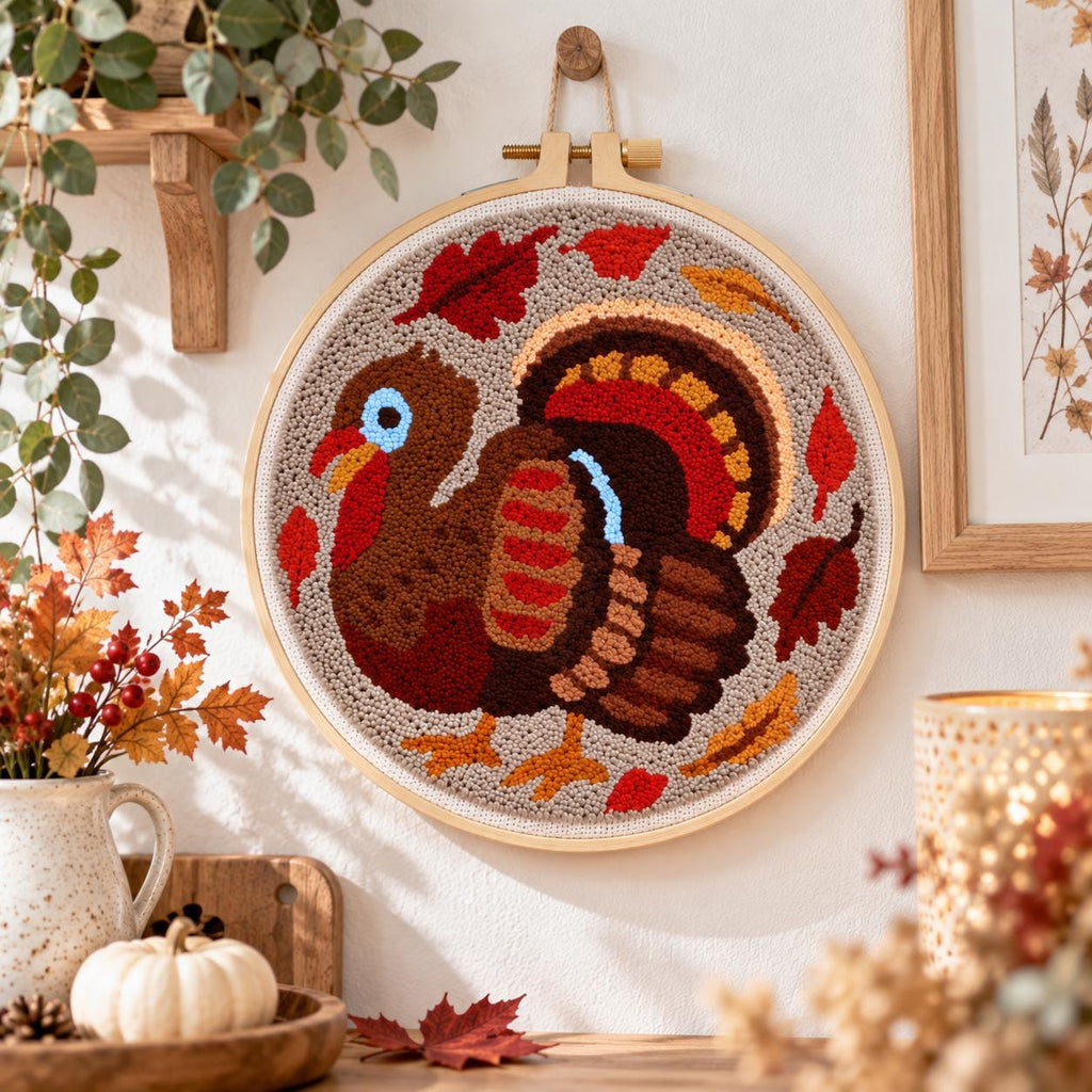 Turkey Punch Needle Kit